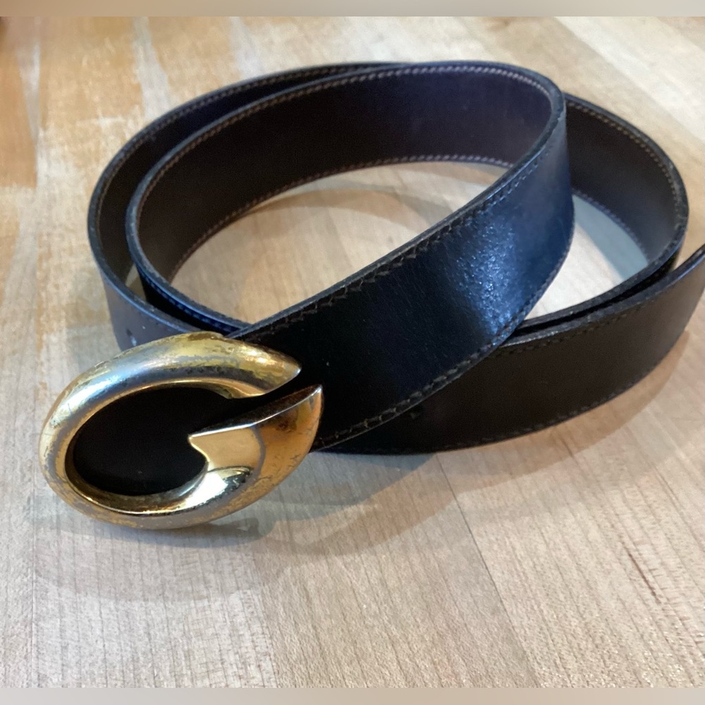 Gucci Buckle w/reversible Black/Brown Strap